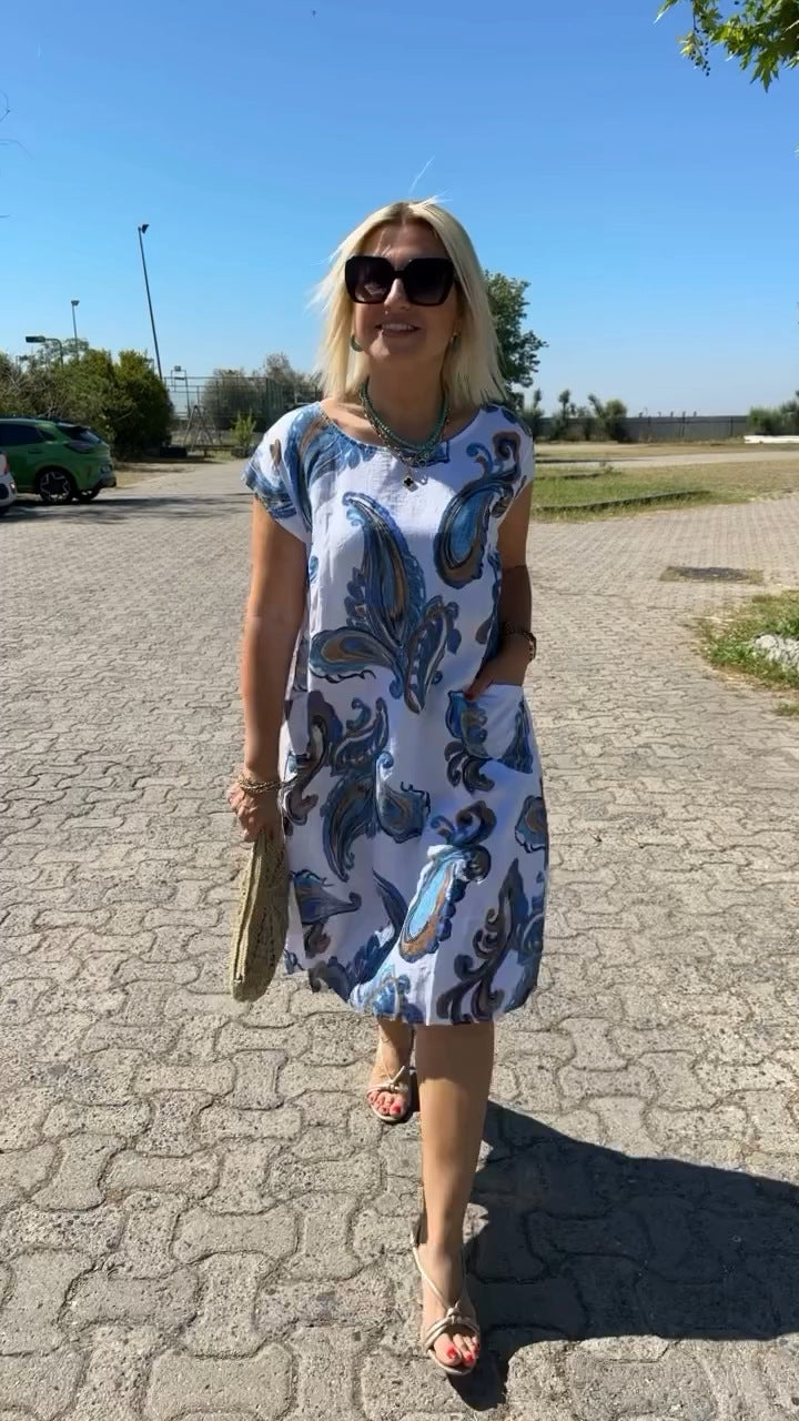 💕2024 Nowa sukienka z nadrukiem 💕👗👗