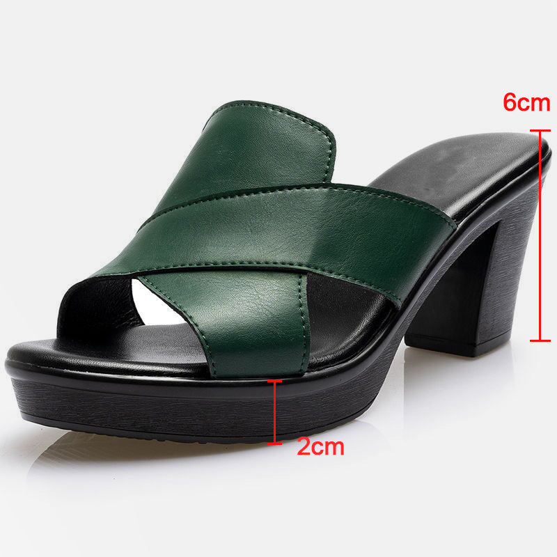 👡Casualowe sandały damskie na wysokim obcasie