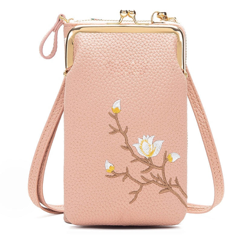🔥👛Torebka damska na telefon komórkowy🌸