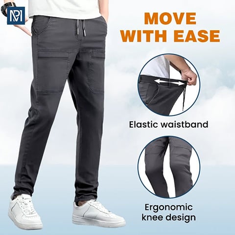 【S-4XL】👖Wytrzymałe spodnie casualowe z wysoką elastycznością i wieloma kieszeniami