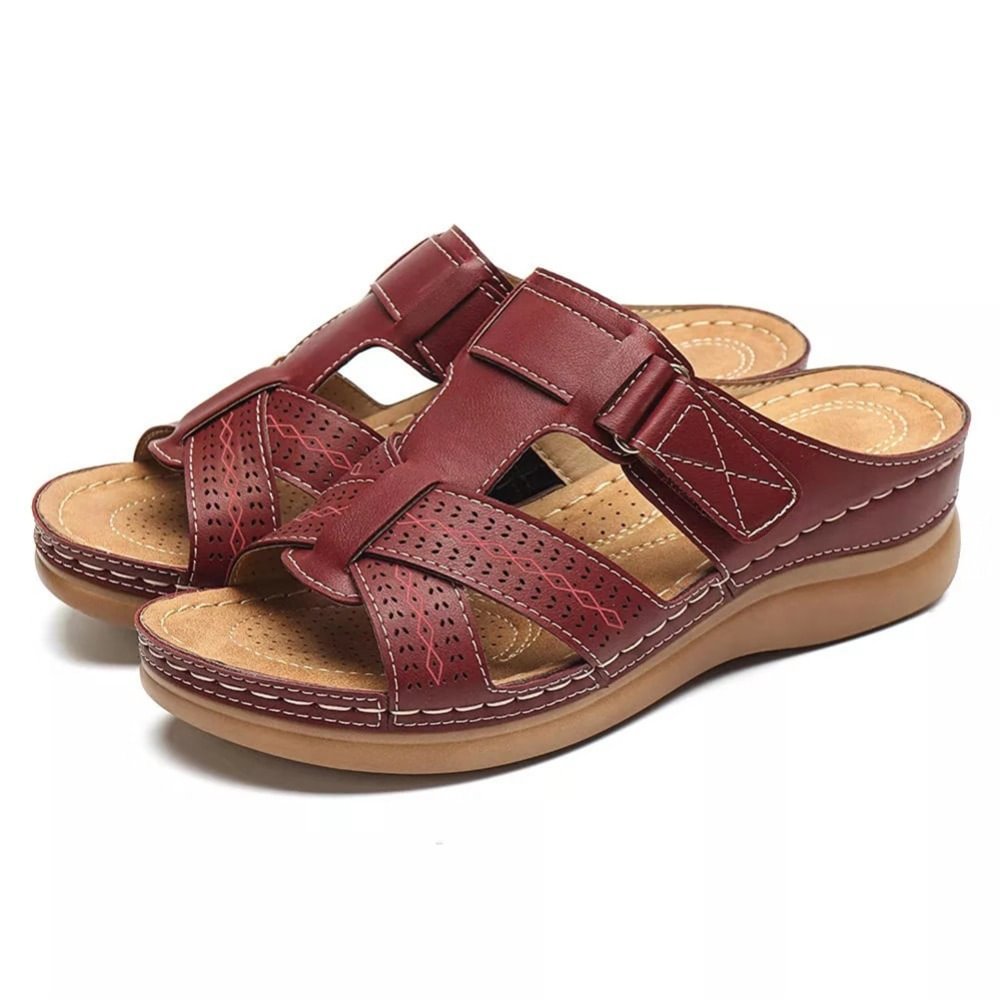 🌼【36-38】Skórzane sandały damskie Premium