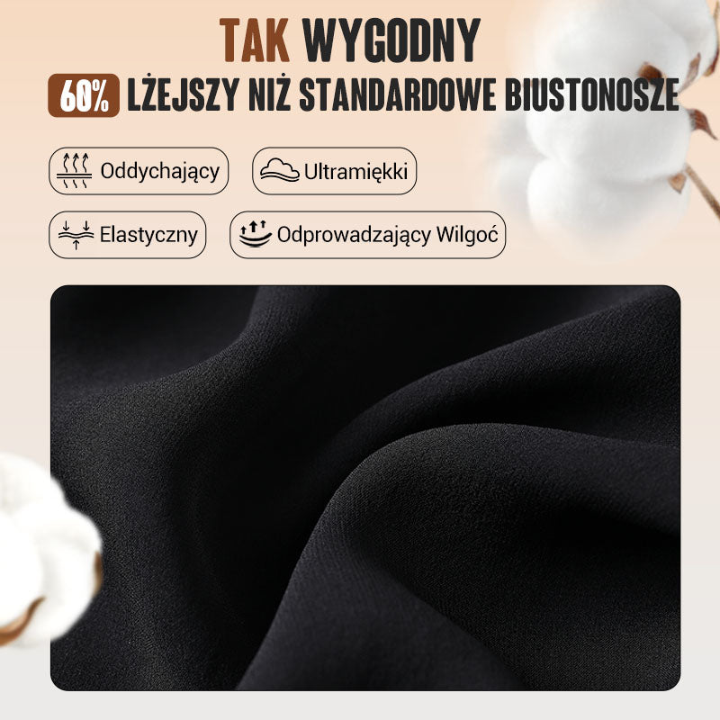 🔥 Biustonosz Bezprzewodowy z Zapięciem z Przodu dla Kobiet