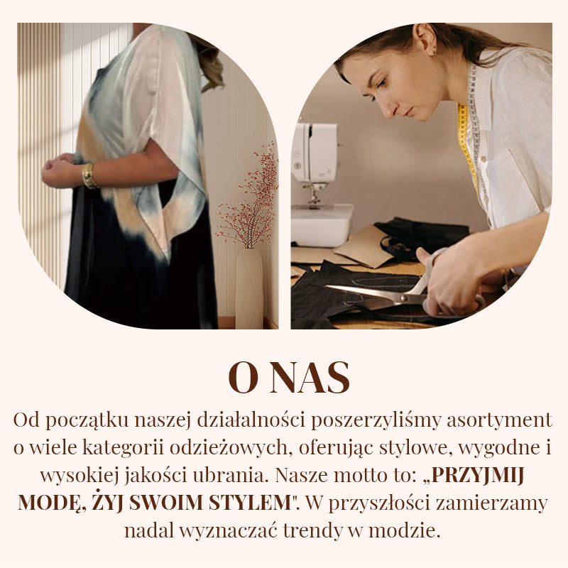 ✨【S-4XL】Wygodna damska sukienka szyfonowa w kolorze szarym