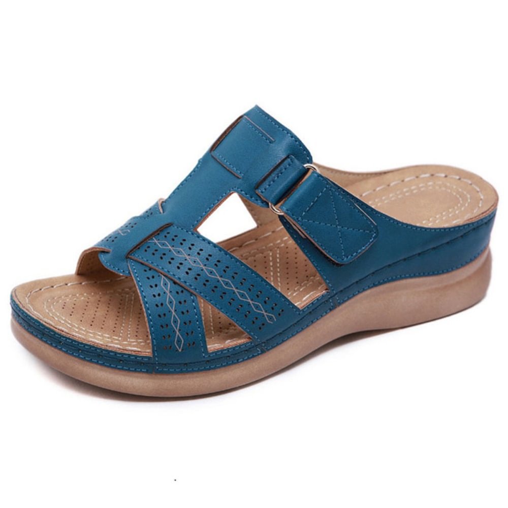 🌼【36-38】Skórzane sandały damskie Premium