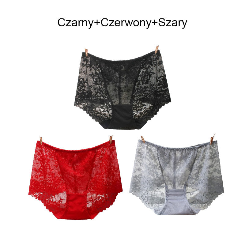 Damskie luźne koronkowe majtki, w których poczujesz się młodo❀