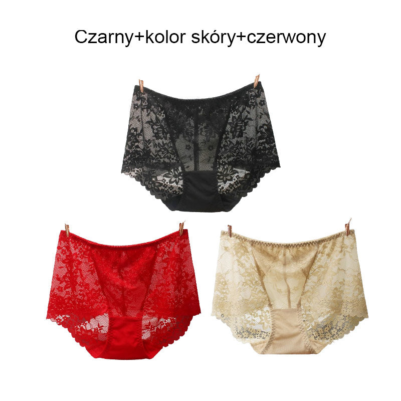 Damskie luźne koronkowe majtki, w których poczujesz się młodo❀