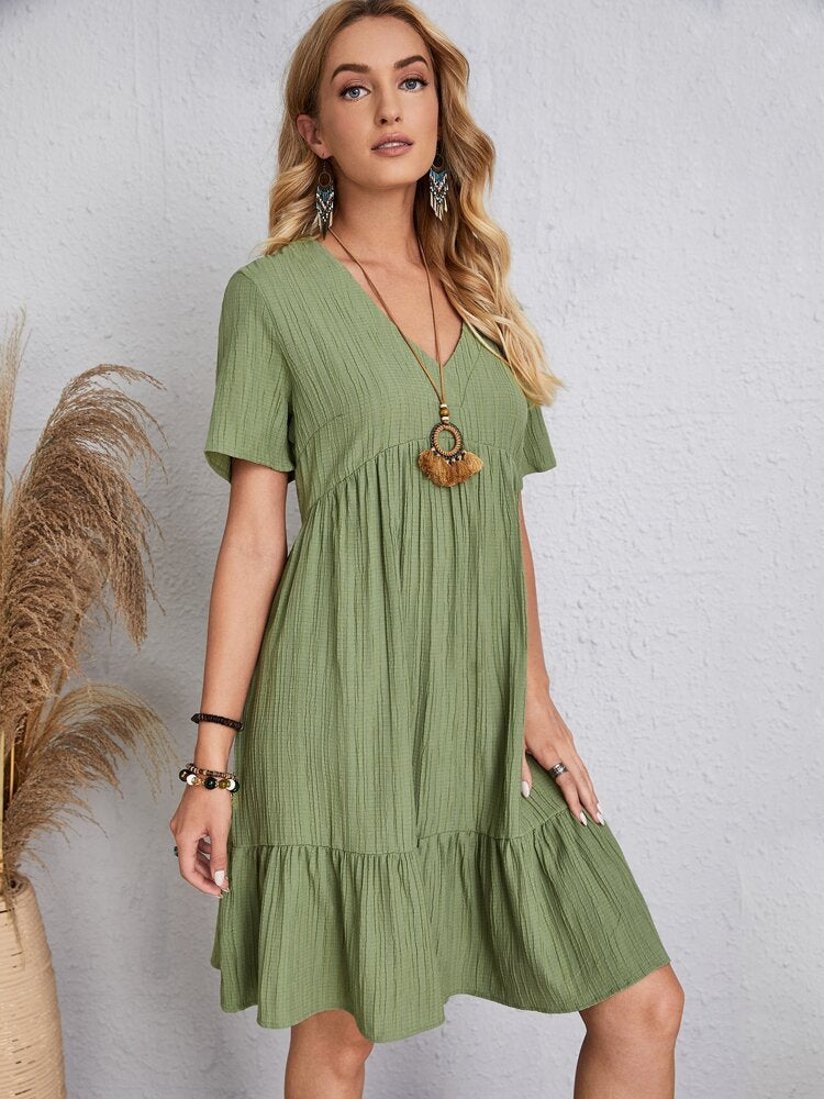 👚💃Luźne, swobodne, koronkowe sukienki z lejącym się dołem