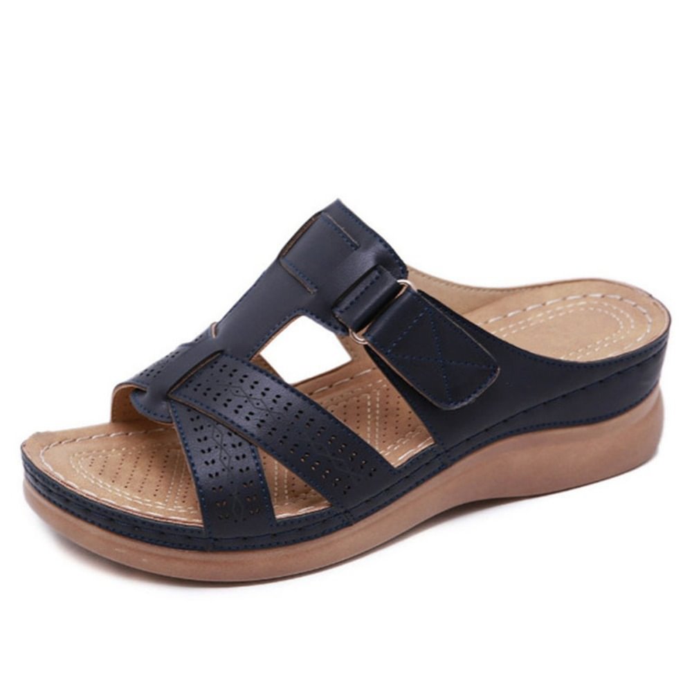 🌼【36-38】Skórzane sandały damskie Premium
