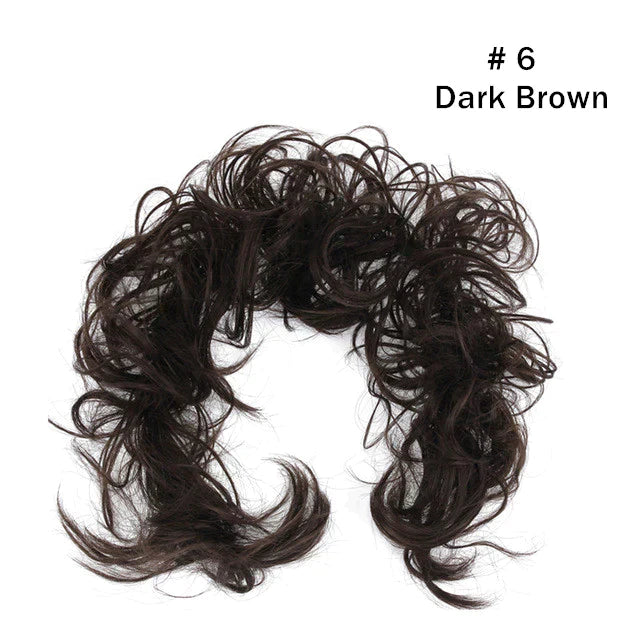 ✨💖Akcesoria do włosów Diy Curly Bun💁♀️