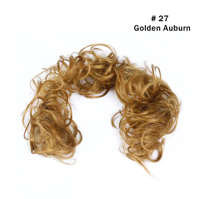✨💖Akcesoria do włosów Diy Curly Bun💁♀️