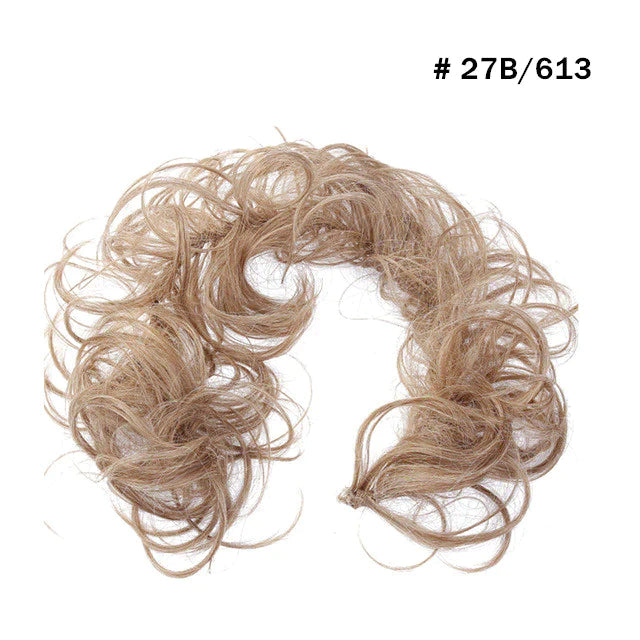 ✨💖Akcesoria do włosów Diy Curly Bun💁♀️
