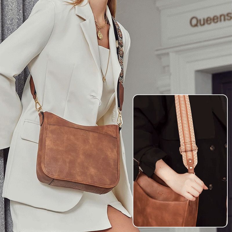 👜Wszechstronna damska skórzana torba crossbody🌈
