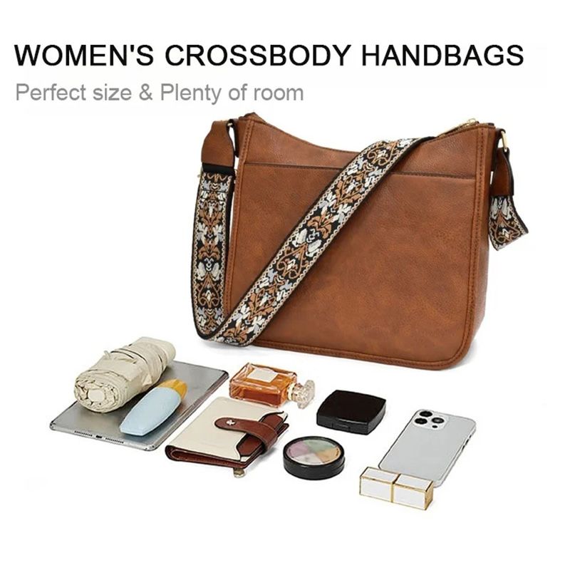 👜Wszechstronna damska skórzana torba crossbody🌈