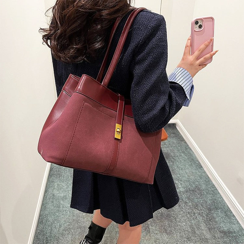 💁♀️Modna skórzana torba na ramię w stylu retro👜