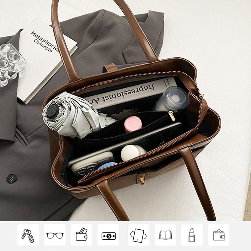 💁♀️Modna skórzana torba na ramię w stylu retro👜