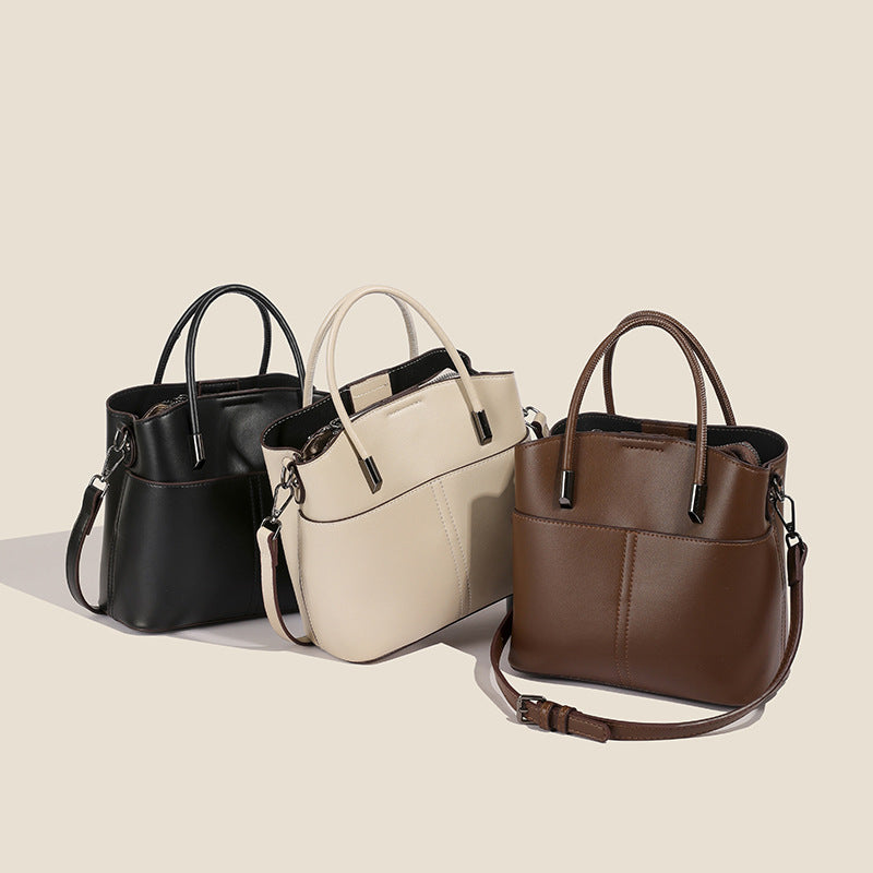 【🔥Płatność za pobraniem】👜Damska skórzana torebka retro na ramię i do ręki