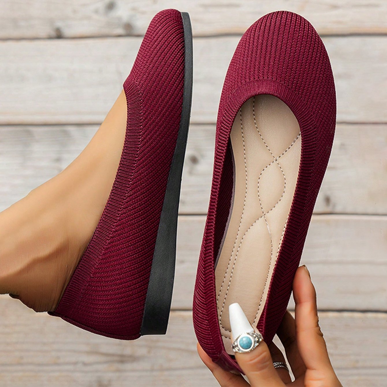 🔥2024 Hot Sale - 💕Wygodne, oddychające, antypoślizgowe buty damskie na co dzień