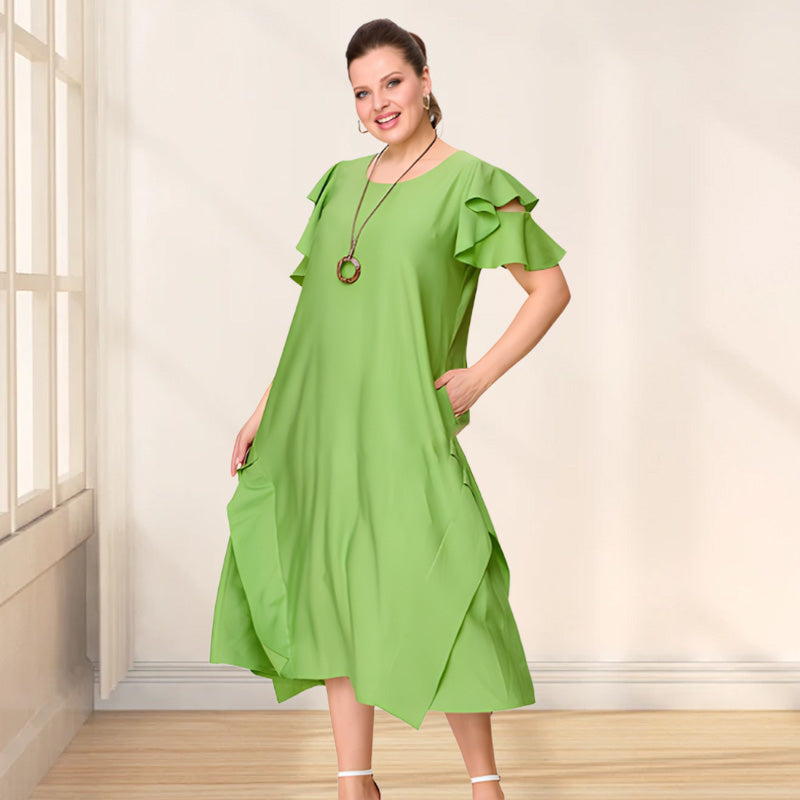 🙋♀️Modna luźna sukienka z krótkim rękawem dla kobiet🥰