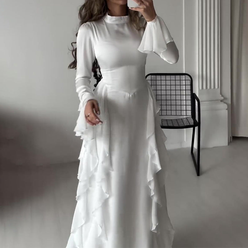 【✨Najwyższa elegancja】👗Szykowna, zwiewna, błyszcząca sukienka dla kobiet