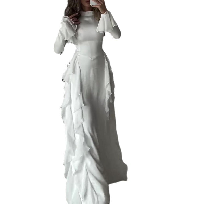 【✨Najwyższa elegancja】👗Szykowna, zwiewna, błyszcząca sukienka dla kobiet