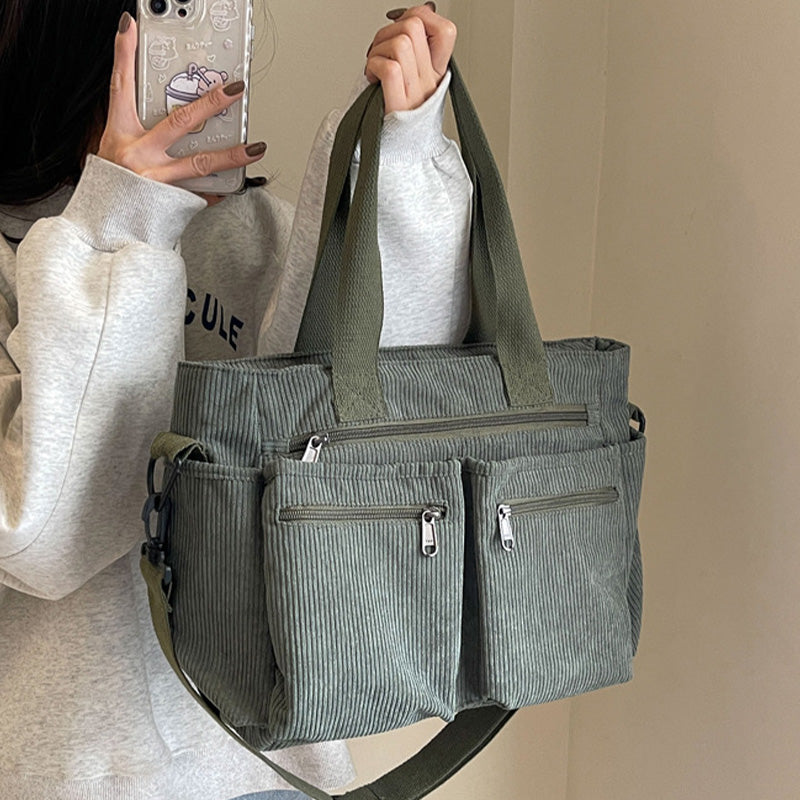 👜TORBA NA RAMIĘ W JEDNOLITYM KOLORZE