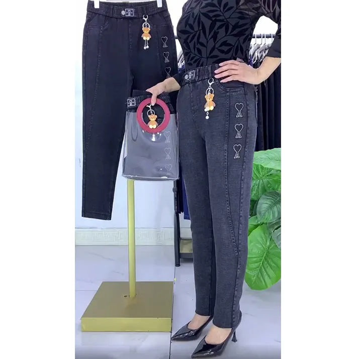 🔥 Wzmocnione jeansy stretch dla kobiet