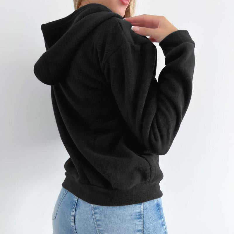 🌸💖DAMSKIE BLUZY Z KAPTUREM ZAPINANE NA ZAMEK Z PODSZEWKĄ