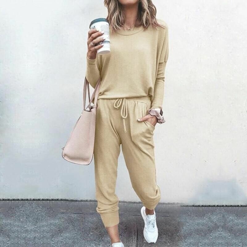 ✨Elegancki dwuczęściowy komplet damski: top + spodnie