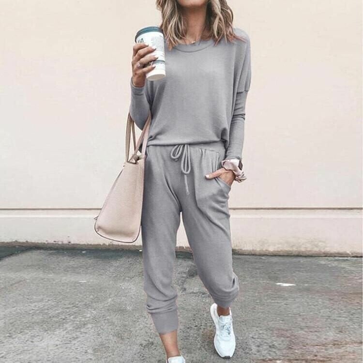✨Elegancki dwuczęściowy komplet damski: top + spodnie