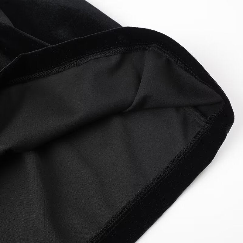 👗ELEGANCKA SUKIENKA Z DŁUGIM RĘKAWEM Z KWADRATOWYM DEKOLTEM