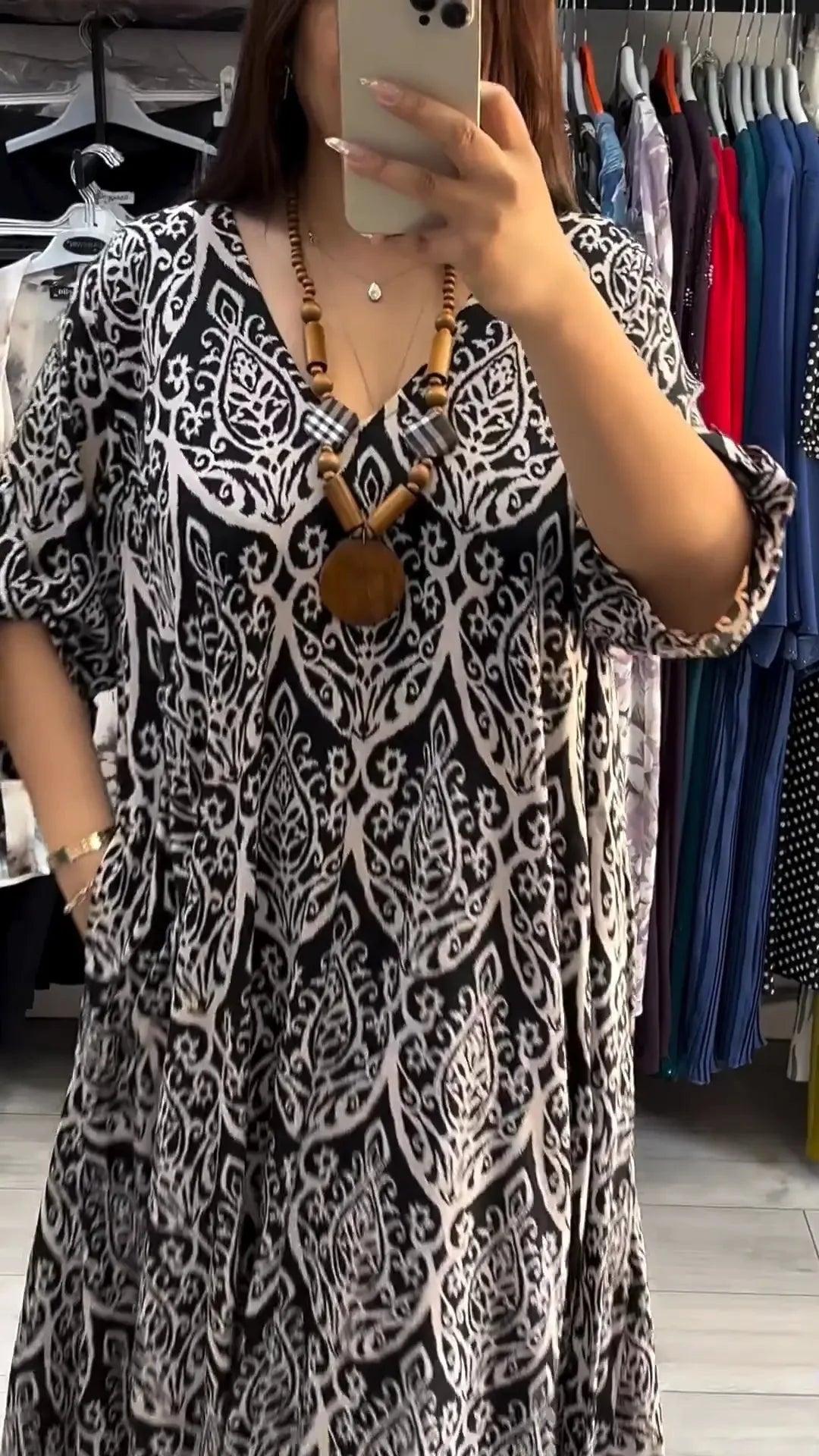 👗MODNA SUKIENKA Z NADRUKIEM