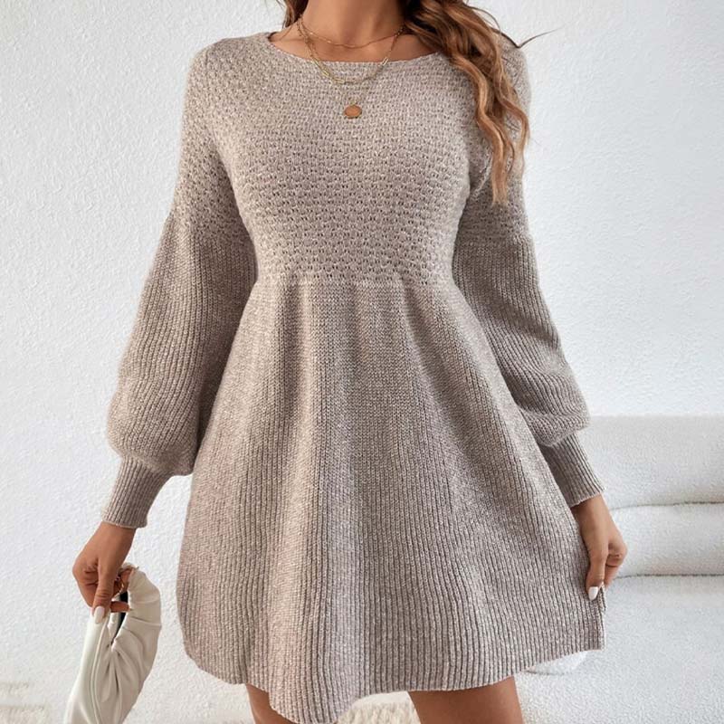 【S-XL】SWETER Z DZIANINY Z DŁUGIM RĘKAWEM W KSZTAŁCIE LITERY A