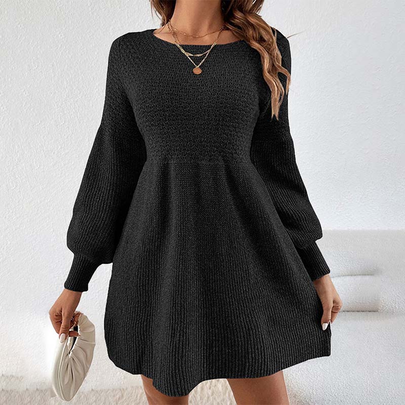 【S-XL】SWETER Z DZIANINY Z DŁUGIM RĘKAWEM W KSZTAŁCIE LITERY A