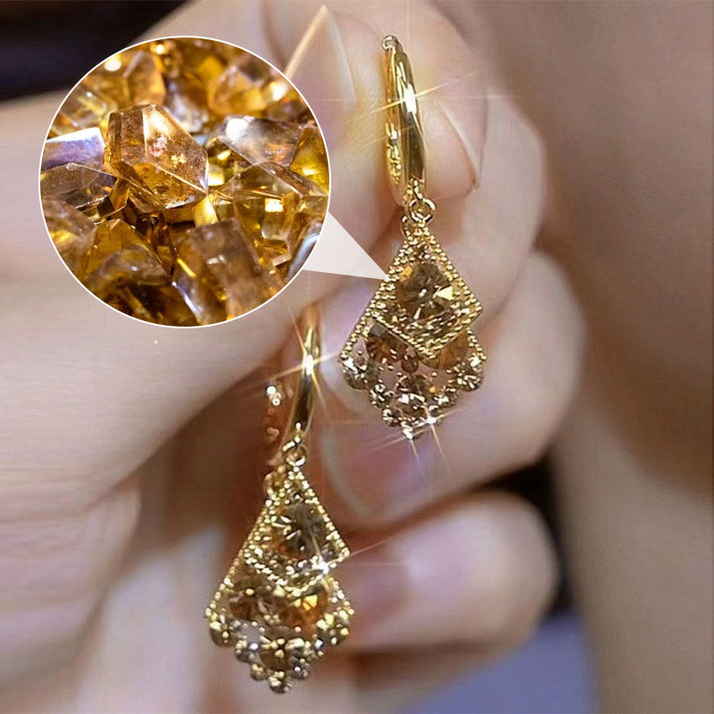 💎 ELEGANCKIE KOLCZYKI W KSZTAŁCIE ROMBÓW DLA KOBIET