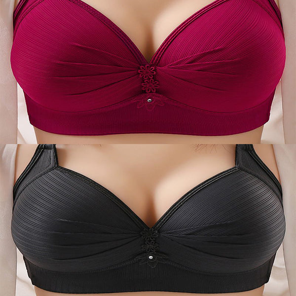 🔥Kup 1 i otrzymaj 1 gratis🔥🥰2025 Plus Size Wygodny biustonosz bieliźniany