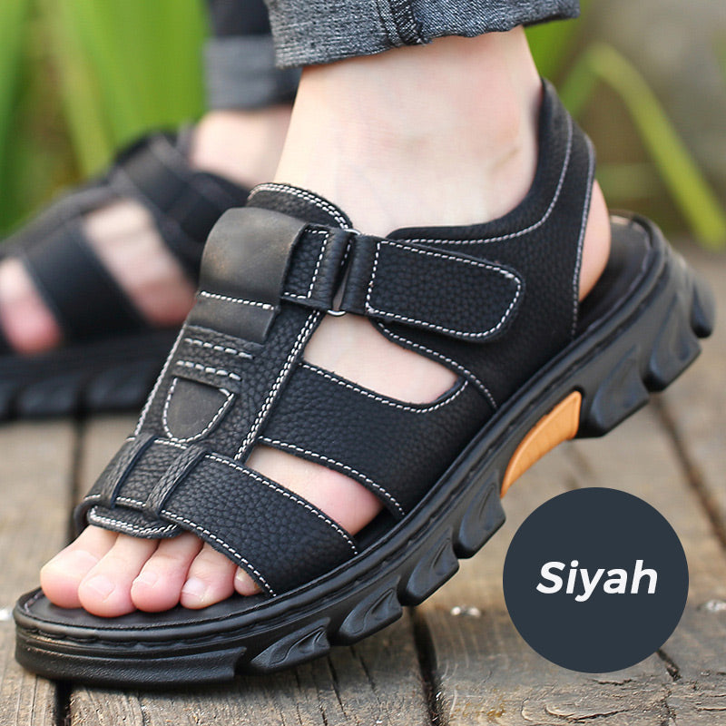 【36-48】🔥Oddychające skórzane sandały męskie na lato