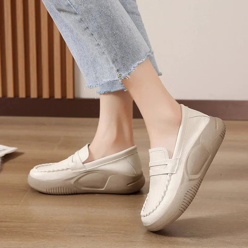👟Letnie Buty Damskie Platforma 5cm | Vegan Cuir z Certyfikatem PETA | Dynamiczna Podeszwa Absorbująca Wstrząsy
