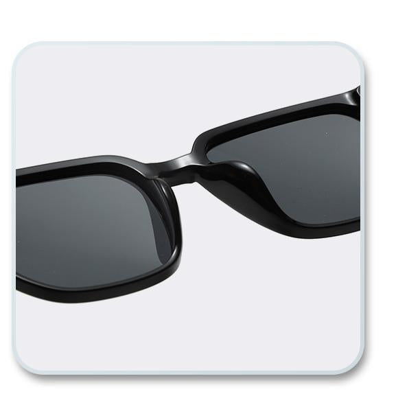 🛍️ Kwadratowe okulary przeciwsłoneczne Unisex - drewniane oprawki i soczewki polaryzacyjne w miejskim stylu 🏙️