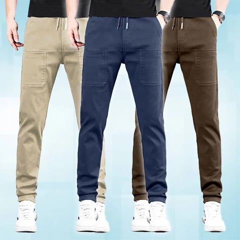 【S-4XL】👖Wytrzymałe spodnie casualowe z wysoką elastycznością i wieloma kieszeniami