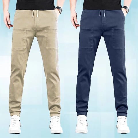 【S-4XL】👖Wytrzymałe spodnie casualowe z wysoką elastycznością i wieloma kieszeniami