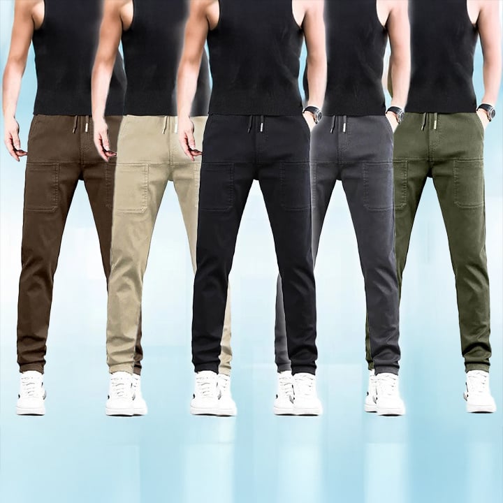 【S-4XL】👖Wytrzymałe spodnie casualowe z wysoką elastycznością i wieloma kieszeniami