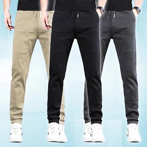 【S-4XL】👖Wytrzymałe spodnie casualowe z wysoką elastycznością i wieloma kieszeniami
