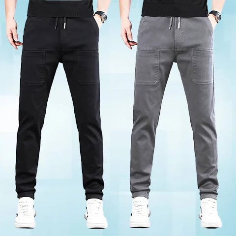 【S-4XL】👖Wytrzymałe spodnie casualowe z wysoką elastycznością i wieloma kieszeniami