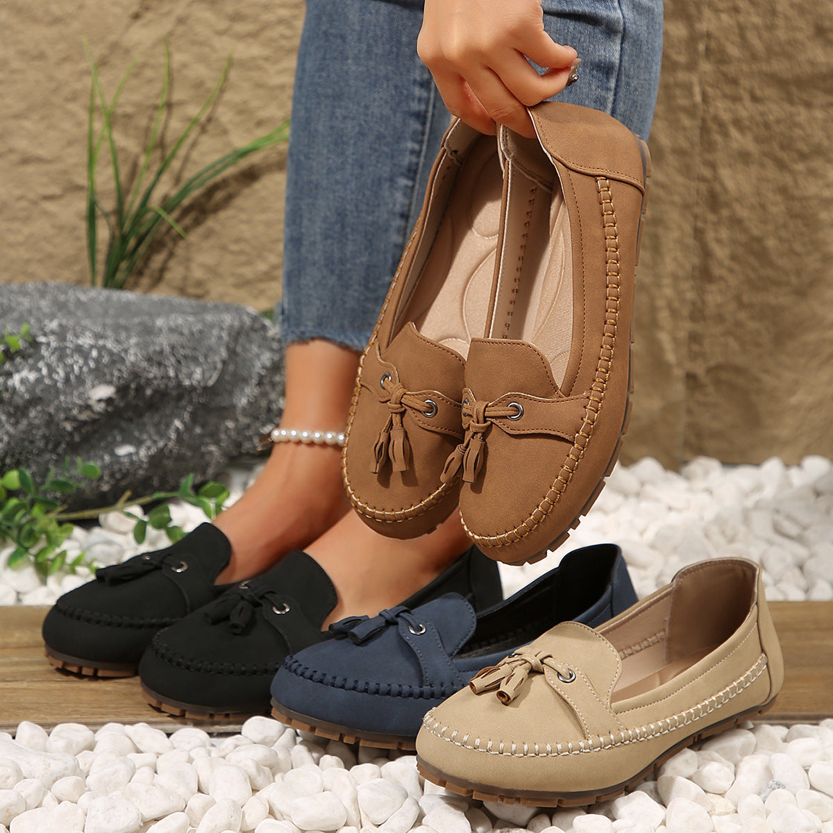 💞Wygodne damskie mokasyny w stylu vintage【36-43】