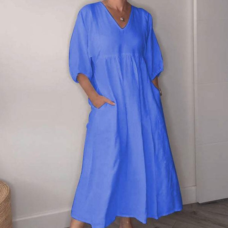 🎀Damska sukienka casualowa z dekoltem w szpic