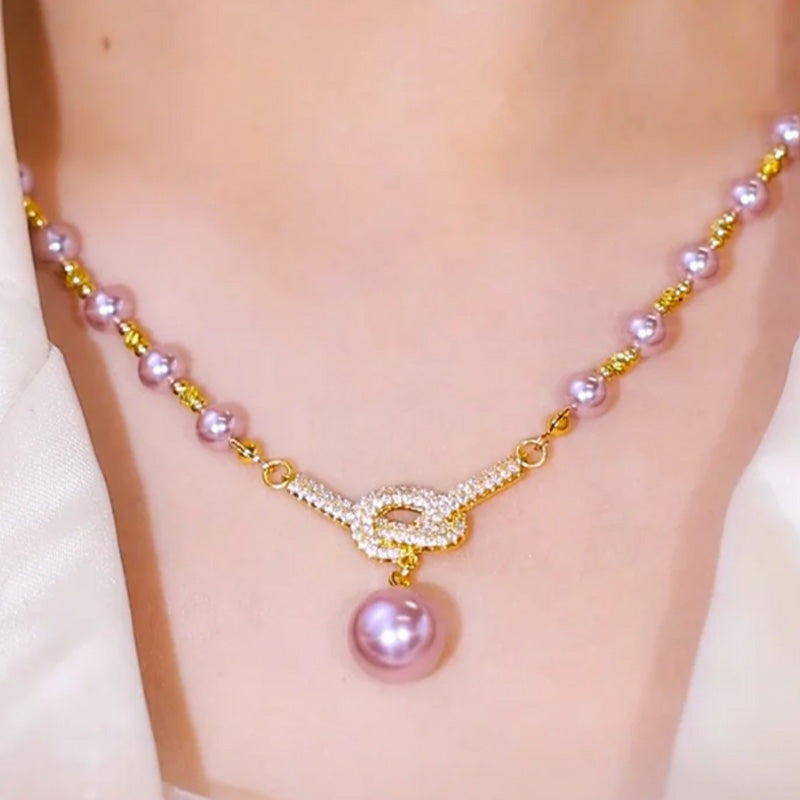 💜KUP 1 OTRZYMASZ 1 GRATIS💜 Naszyjnik z naturalnych pereł