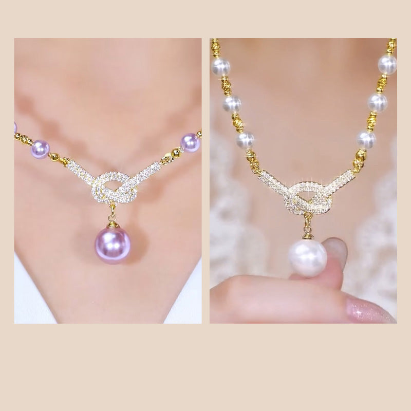 💜KUP 1 OTRZYMASZ 1 GRATIS💜 Naszyjnik z naturalnych pereł