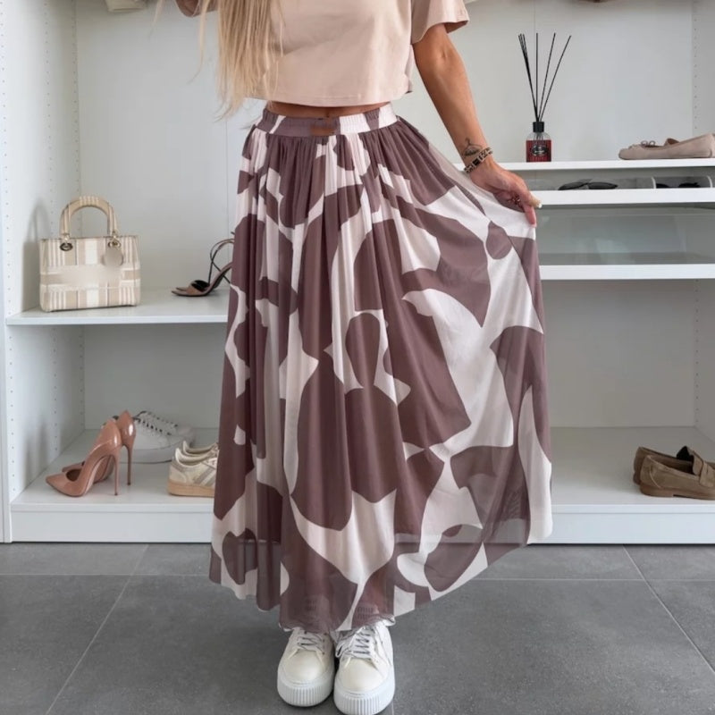 💕Modna damska spódnica z elastycznym paskiem w talii