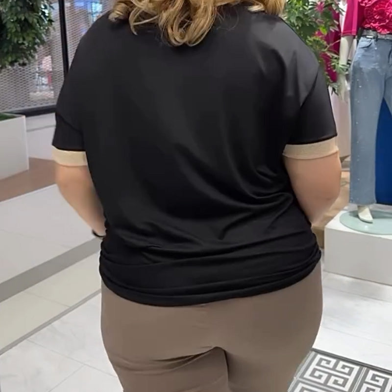 💞Elegancki damski top z nadrukiem
