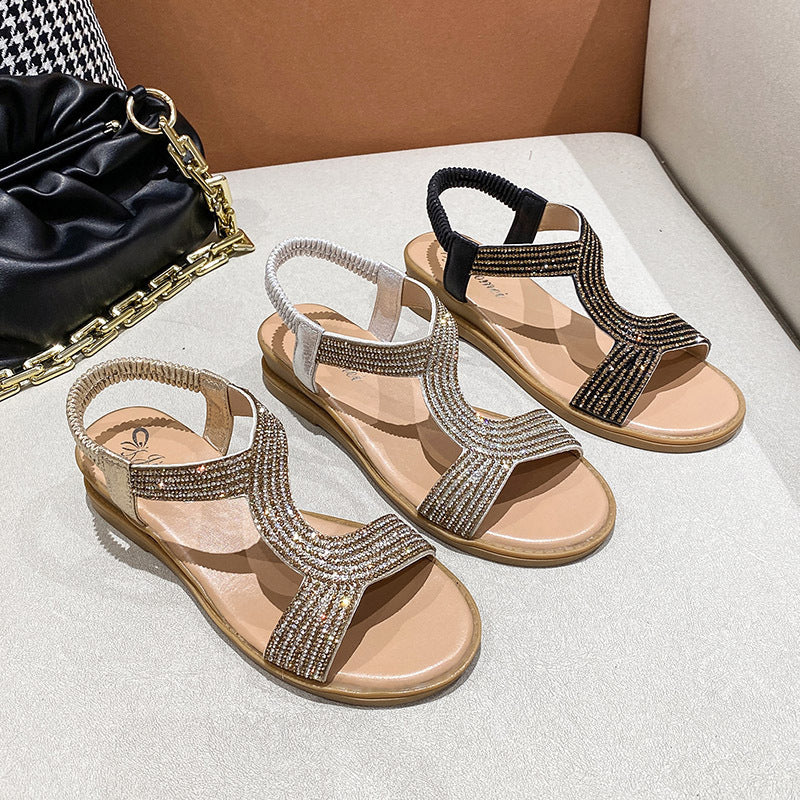 ✨【35-40】Płaskie sandały damskie w stylu bohemy